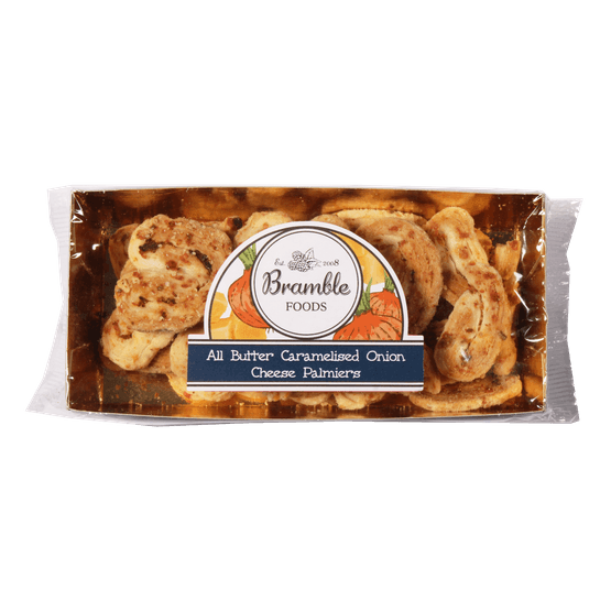 Bramble Foods - All Butter Caramelised Onion Cheese Palmiers