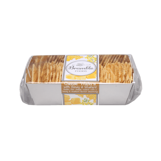 Bramble Foods - Cheese Wafers with Honey &amp; Mustard 120g
