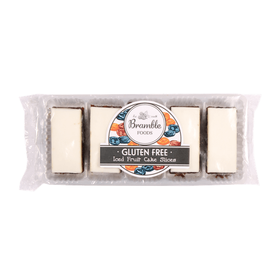 Bramble Foods - Gluten Free Iced Fruit Cake Slices