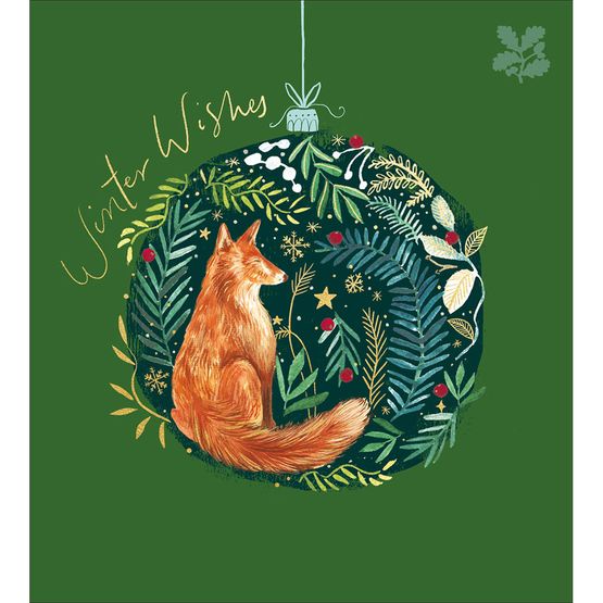 Christmas Fox Christmas Card