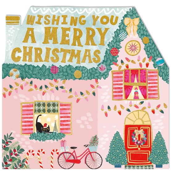 Christmas House Christmas Card