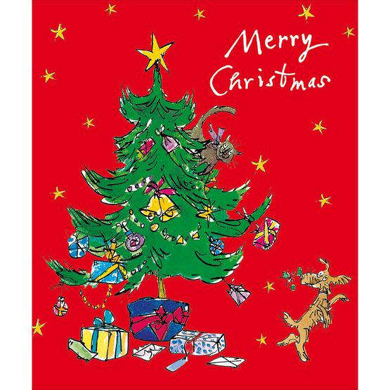 Christmas Tree Capers Christmas Card