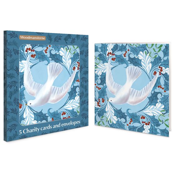 Dove and Foliage Charity Pack of Christmas Cards