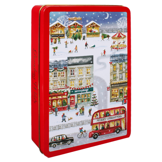 Grandma Wild's - Embossed Christmas High Street Tin