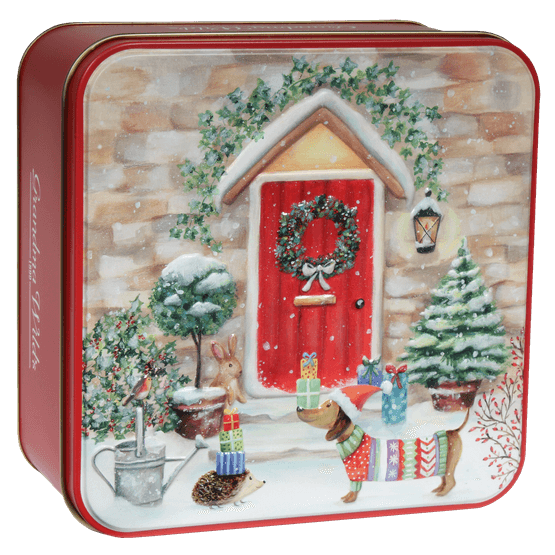 Grandma Wild's - Embossed Festive Doorstep Tin
