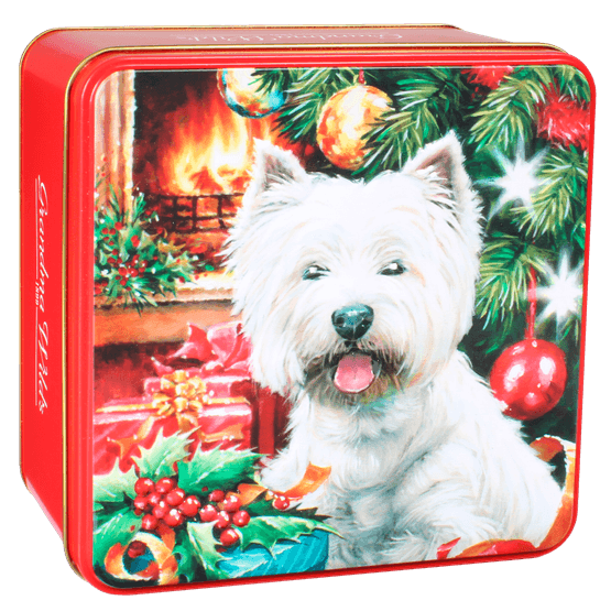 Grandma Wild's - Embossed Westie by Tree Tin