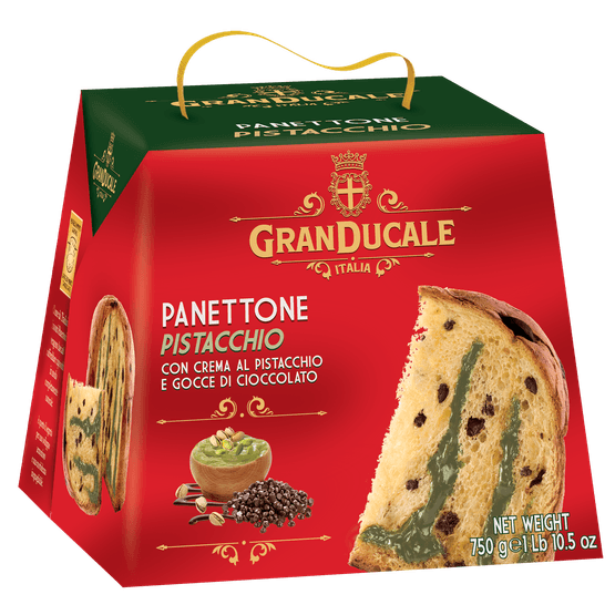 GranDuCale - Pistachio Cream Filled Panettone 750g