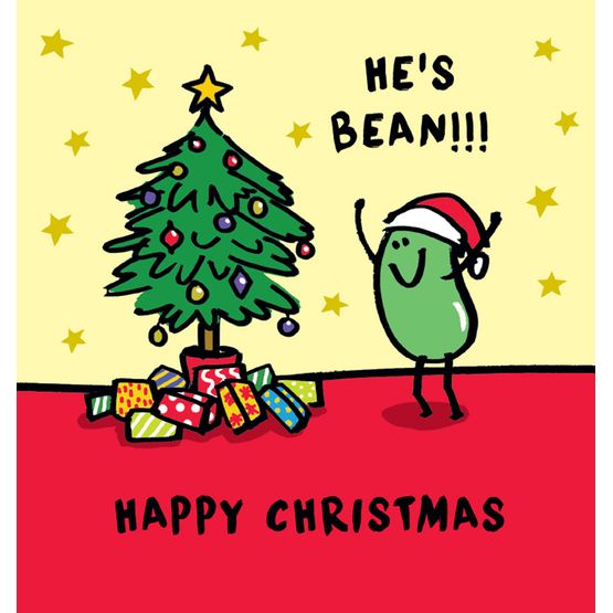 He's Bean Christmas Card