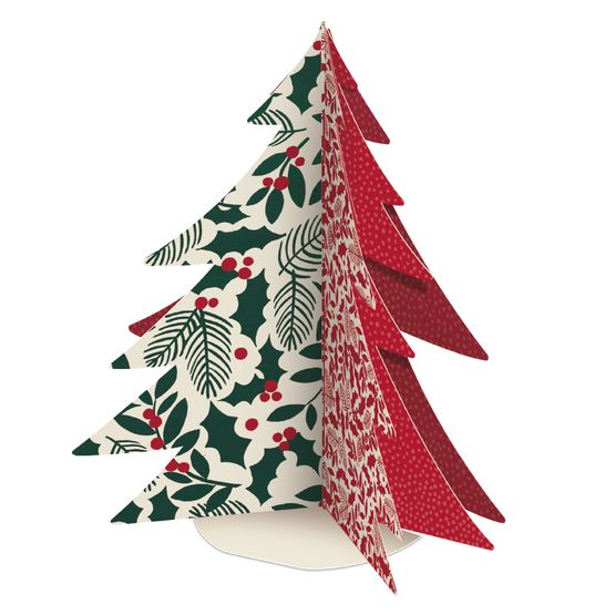 Holly Christmas Tree Box of Christmas Cards