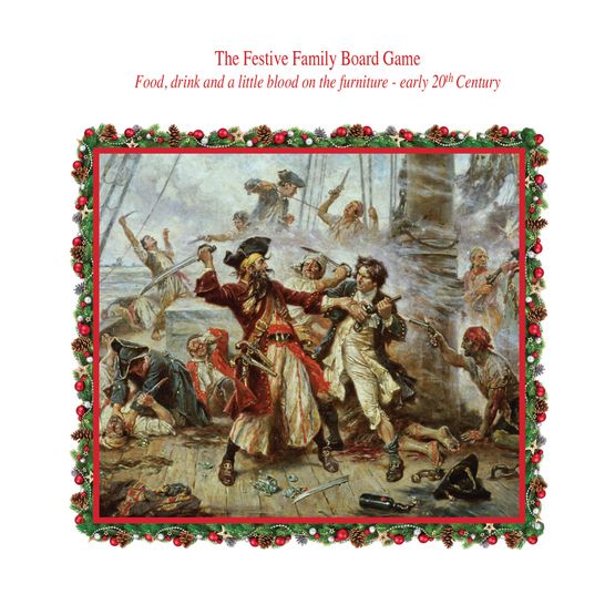 Image Of Old Masterpiece Featuring Battle Christmas Card
