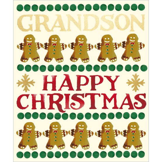 Grandson Just One More Please Christmas Card