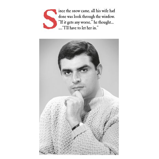 Man In A Knitted Jumper Christmas Card