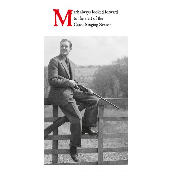 Man With A Rifle Christmas Card