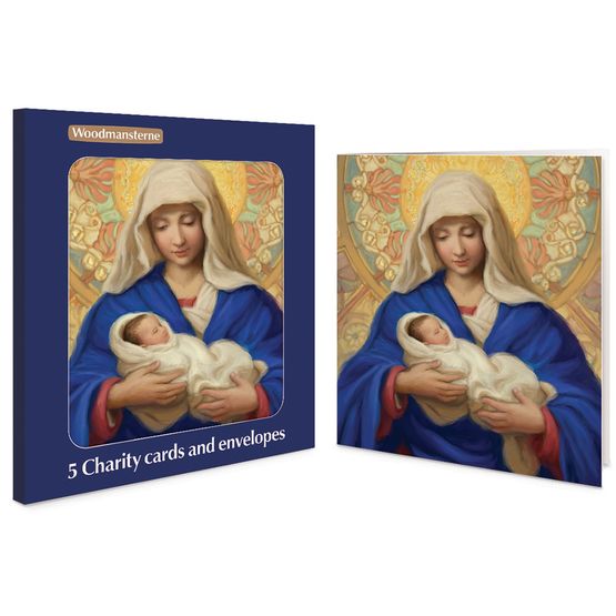 Mary &amp; Jesus Charity Pack of Christmas Cards