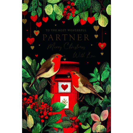 Partner Robins Christmas Card