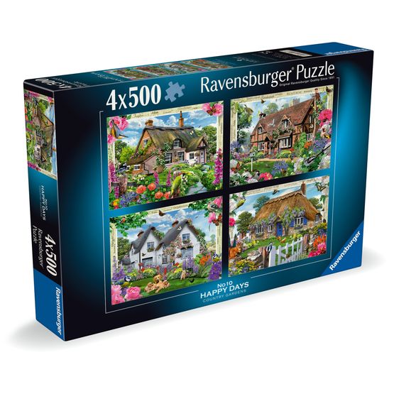 Ravensburger - Happy Days No. 10: Country Gardens (4x500)