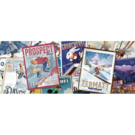 Ravensburger - Retro Skiing (1000)