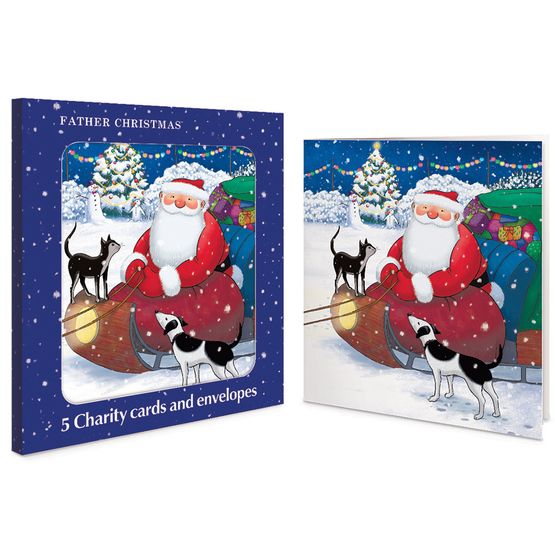 Santa &amp; Friends Charity Pack of Christmas Cards