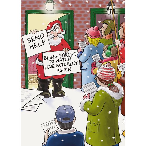 Send Help Christmas Card