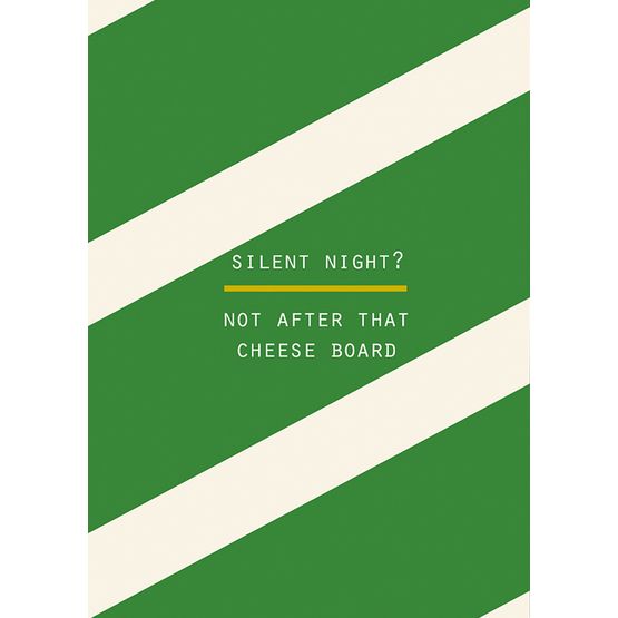 Silent Night Humour Christmas Card