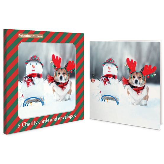 Snowman &amp; Friends Charity Pack of Christmas Cards