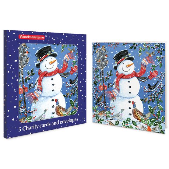 Snowman and Friends Charity Pack of Christmas Cards