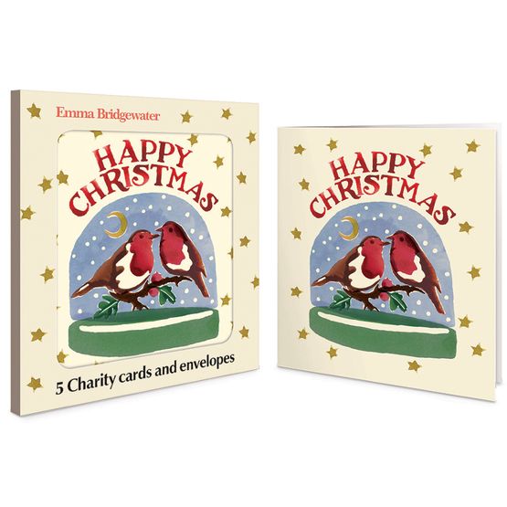 Starry Snowglobe Charity Pack of Christmas Cards