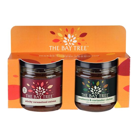 The Bay Tree - Chutney for Cheese 2 Jar Pack