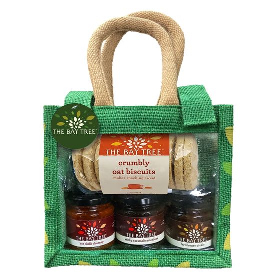 The Bay Tree - Green Savoury Jute Bag