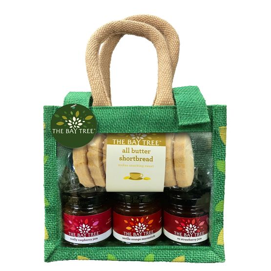 The Bay Tree - Green Sweet Jute Bag