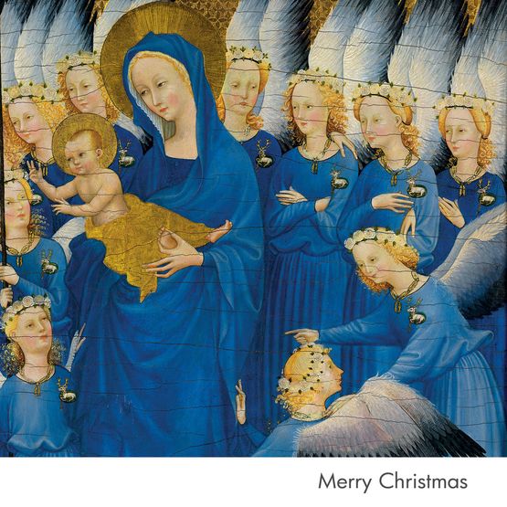 The Wilton Diptych Angels Christmas Card