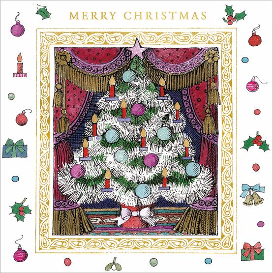 Theatre Christmas Tree Box of Christmas Cards