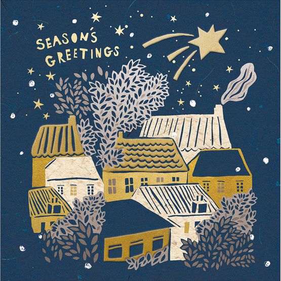Town Houses Christmas Card