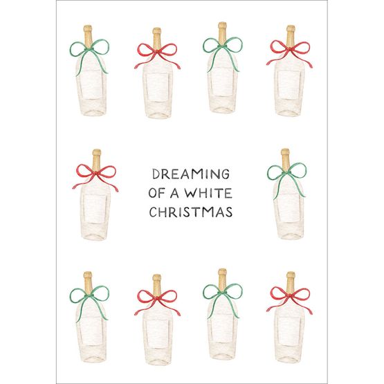 White Christmas Christmas Card