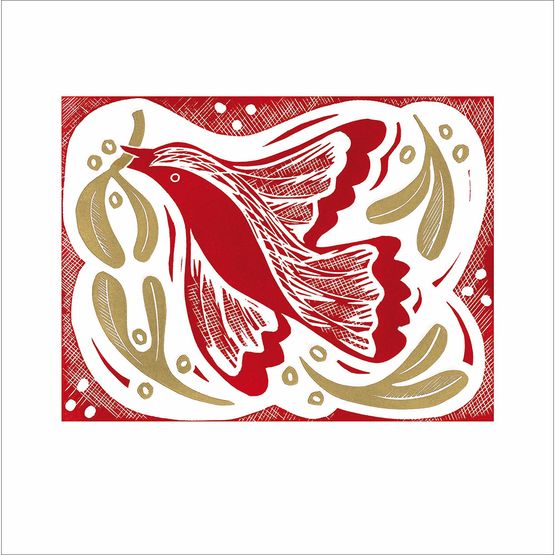 Winter Robin Christmas Card