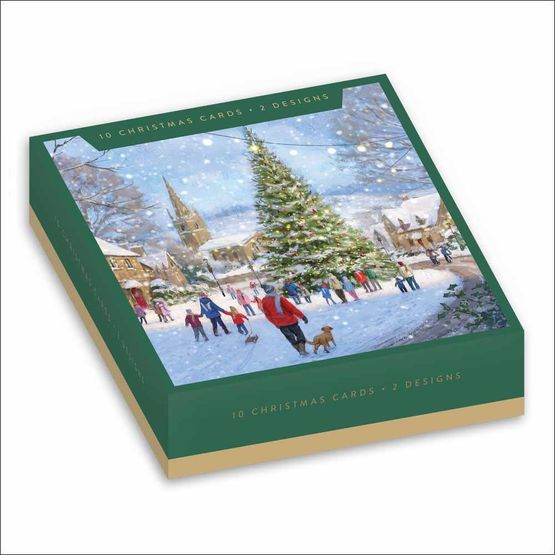 Winter Village Box of Christmas Cards