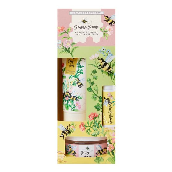 Heathcote &amp; Ivory - Busy Bees Assorted Body Hand &amp; Lip Set