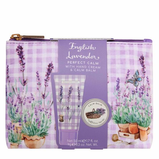 Heathcote &amp; Ivory - English Lavender Velvet Cosmetic Purse