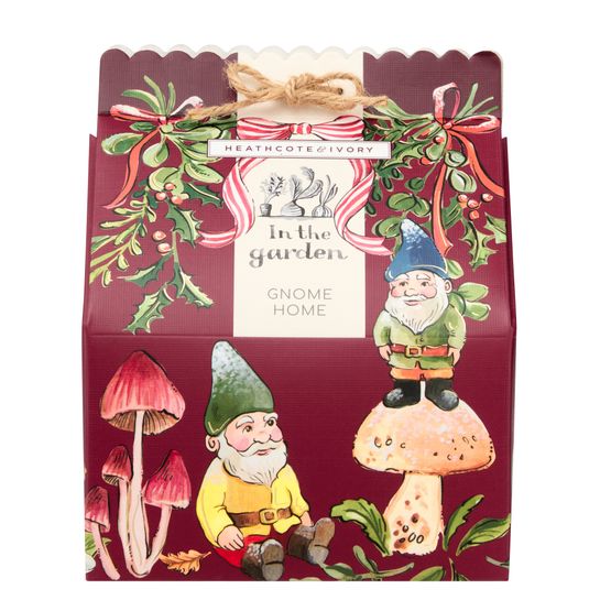 Heathcote &amp; Ivory - In The Garden Festive Collection Festive Gnome Home