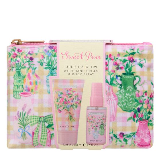 Heathcote &amp; Ivory - Sweet Pea Velvet Cosmetic Purse