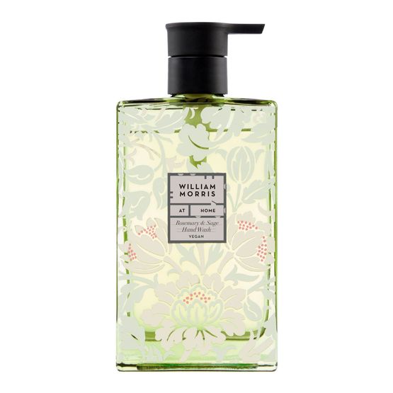 William Morris at Home - Kitchen Garden Rosemary &amp; Sage Odour Neutralising Glass Hand Wash 300ml