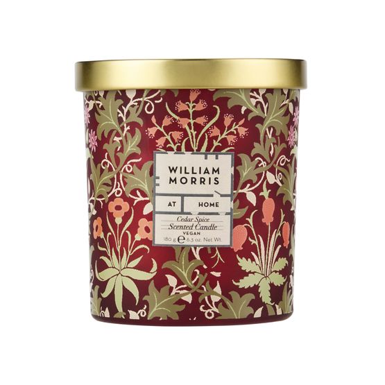 William Morris at Home - Oak &amp; Willow Cedar Spice Scented Candle 180g