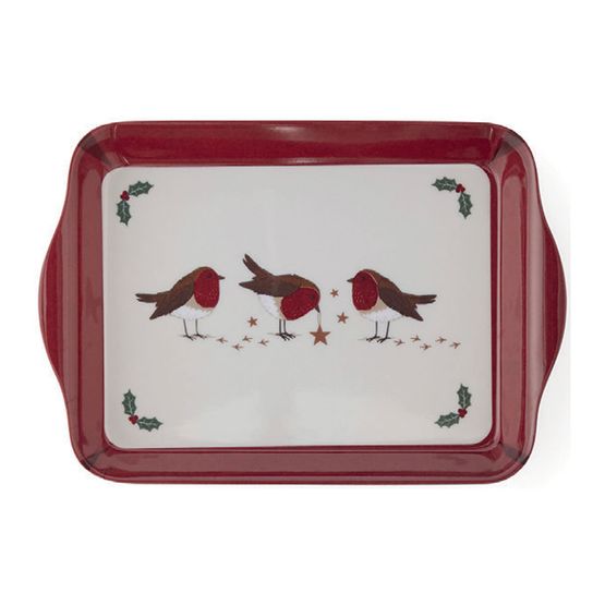 Cooksmart Christmas Robins Retreat Scatter Tray