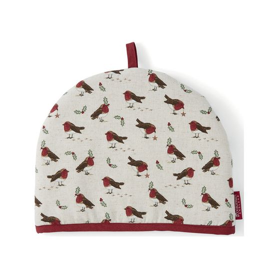 Cooksmart Christmas Robins Retreat Tea Cosy