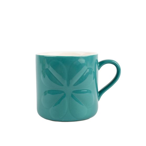 Beau &amp; Elliot Carnaby Embossed Mug Teal
