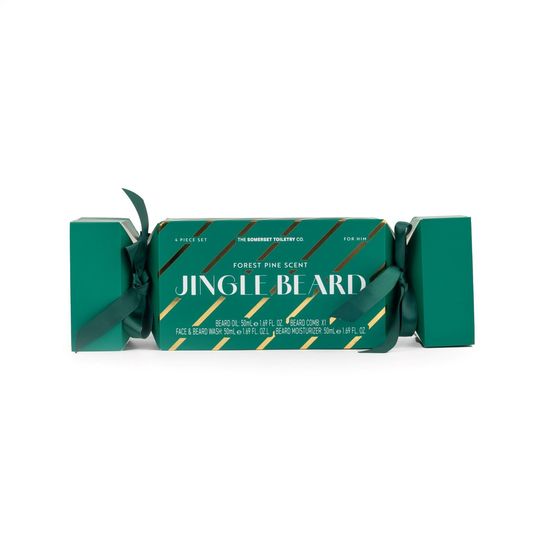 The Somerset Toiletry Co. - Men's Xmas Cracker Jingle Beard 4 Piece Beard Care Gift Set