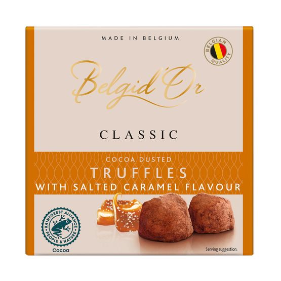 Belgid'Or - Belgian Cocoa Dusted Truffles with Salted Caramel Flavour