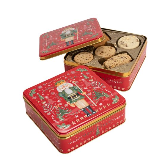 Farmhouse Biscuits - Nutcracker Festive Selection Tin 400g