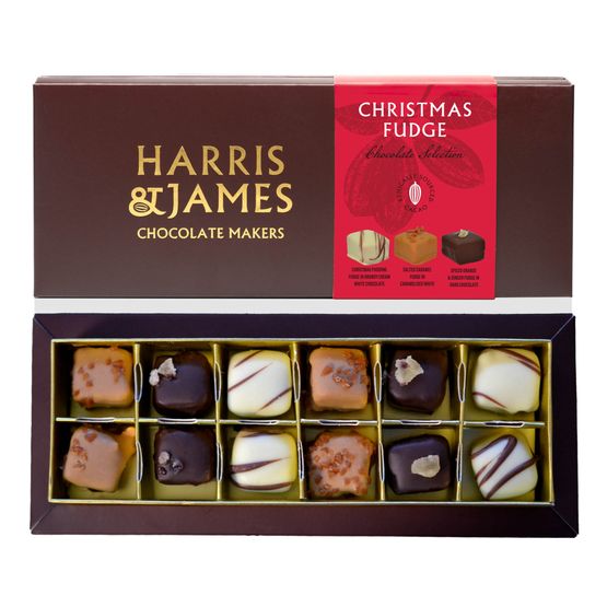 Harris &amp; James - Christmas Fudge Chocolate Selection