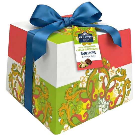 Ore Liete - Panettone with Choc Chip and Pistachio